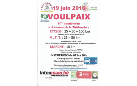 19 JUIN - 8ème randonnée &quot;Au Coeur de la Thiérache&quot;.