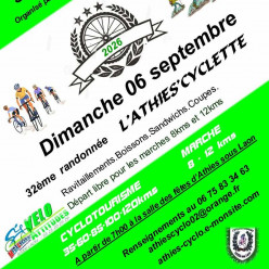 32ème randonnée L'ATHIES'CYCLETTE